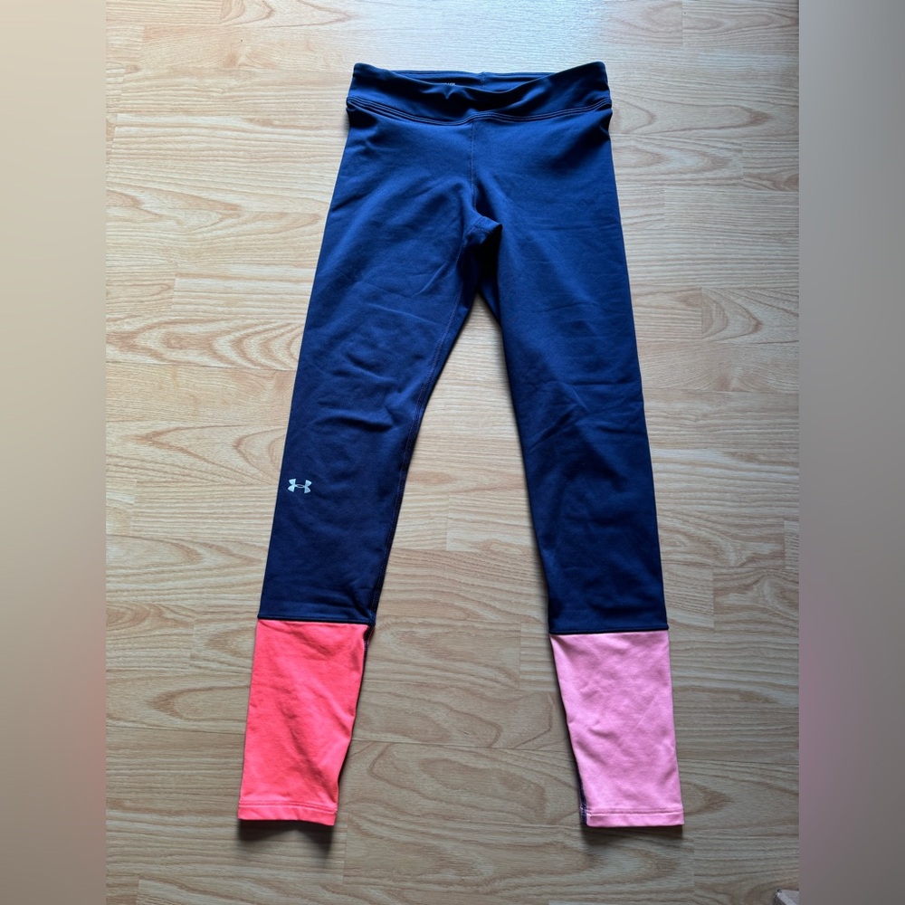 Under armour women’s colorblock compression leggings colorful athletic running